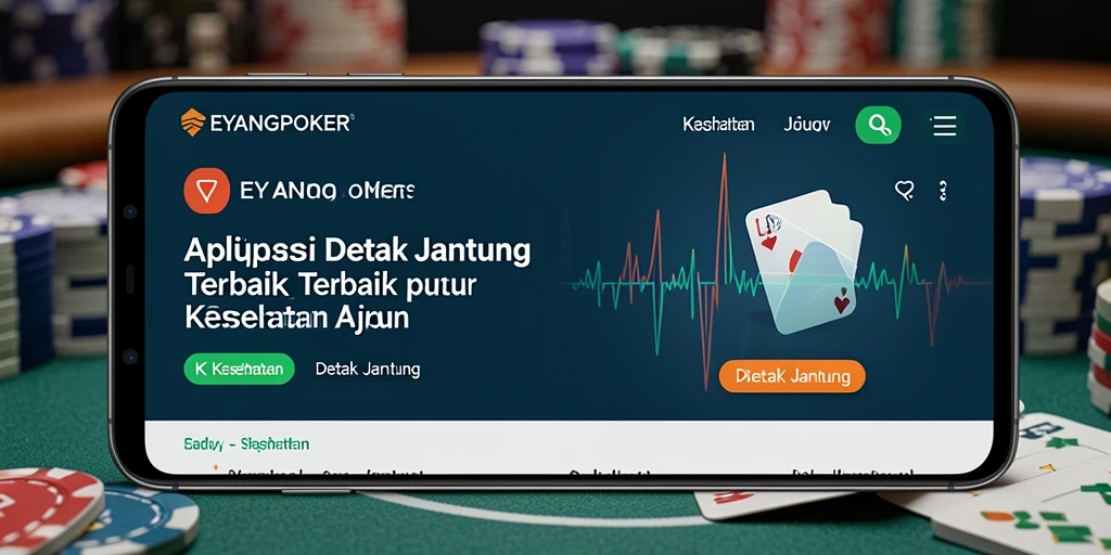 Antarmuka utama EYANGPOKER untuk pemantauan Detak Jantung yang praktis.