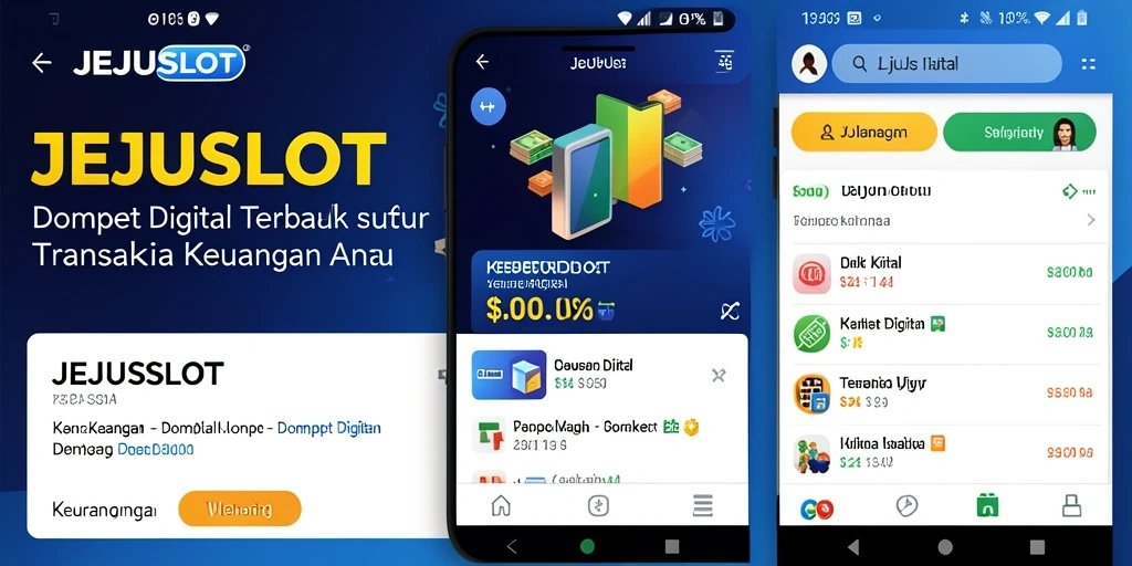 Antarmuka <strong>JEJUSLOT</strong> menampilkan kemudahan penggunaan dalam transaksi keuangan.