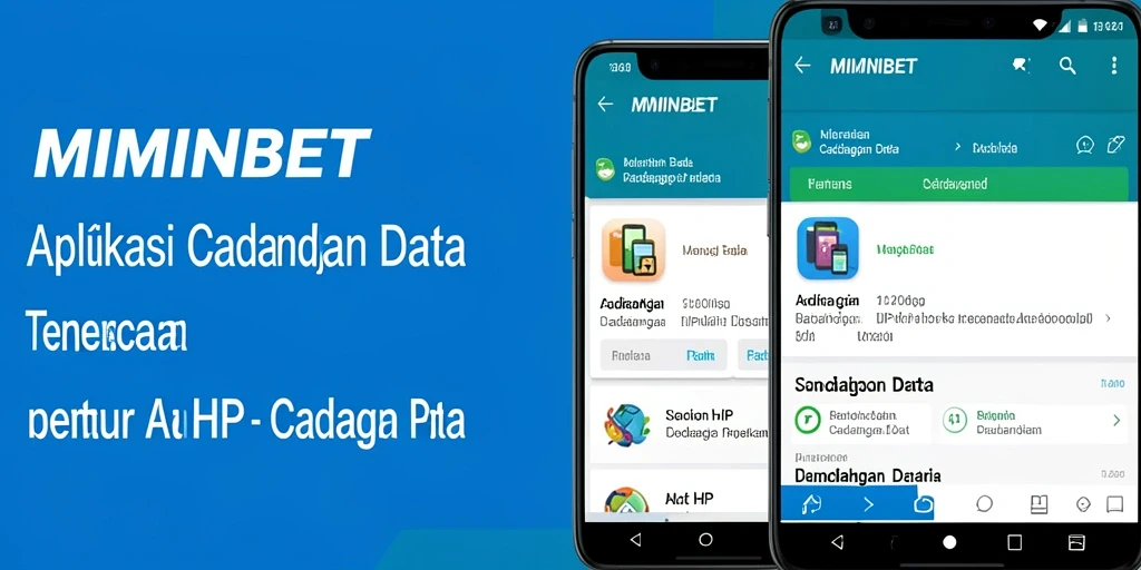 Antarmuka MIMINBET yang sederhana dan fungsional untuk cadangan data.