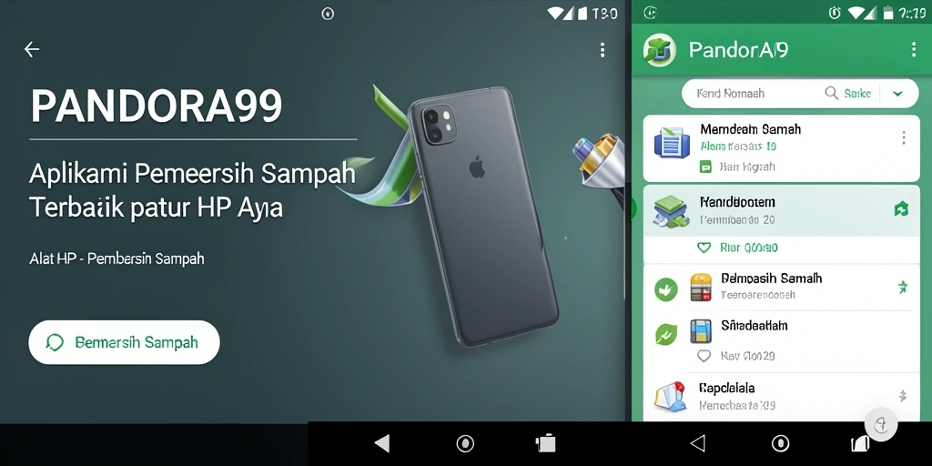 Tampilan antarmuka PANDORA99 untuk pembersihan sampah yang efisien.